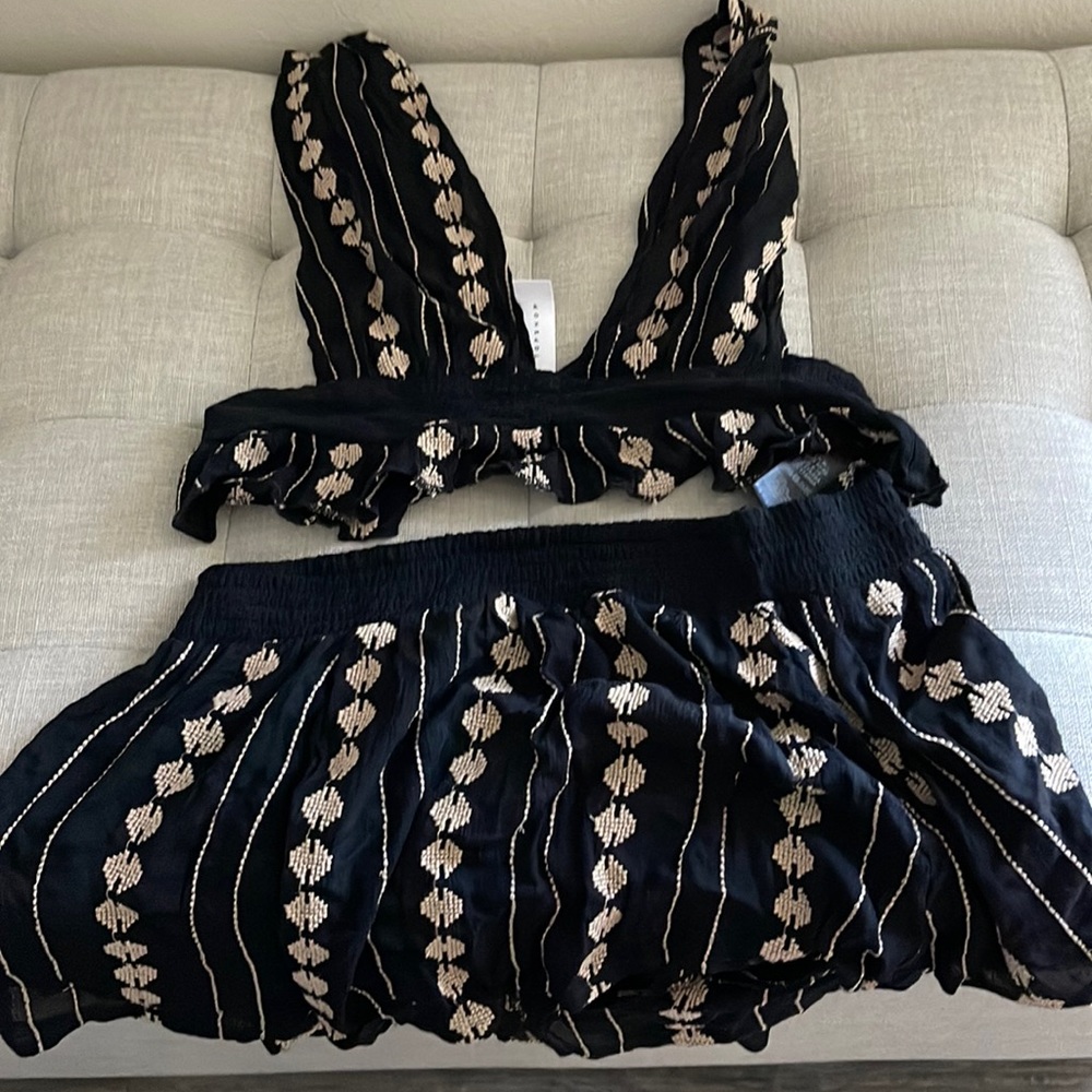 Topshop 2 piece short set